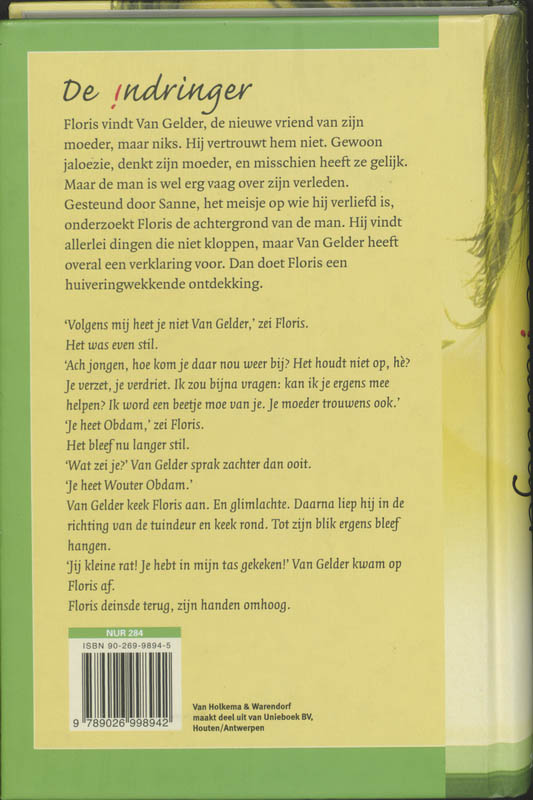 De indringer De indringer achterkant