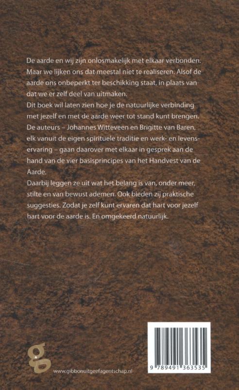 Hart voor de aarde, hart voor jezelf achterkant