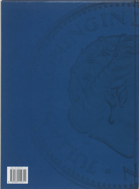 De laatste Gulden - gedenkboek bij het afscheid van de laatste gulden (incl muntset achterin) achterkant