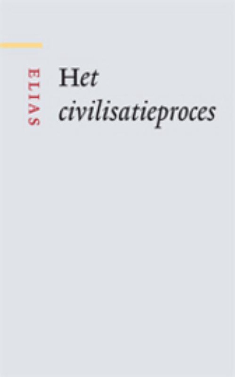 boekenbalie_9789461055446_cover Het civilisatieproces / Grote klassieken