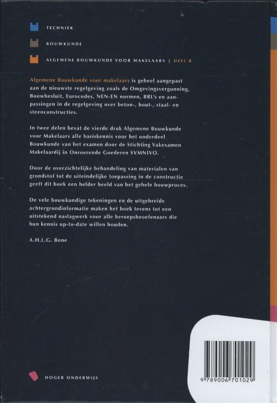 Algemene bouwkunde voor makelaars achterkant