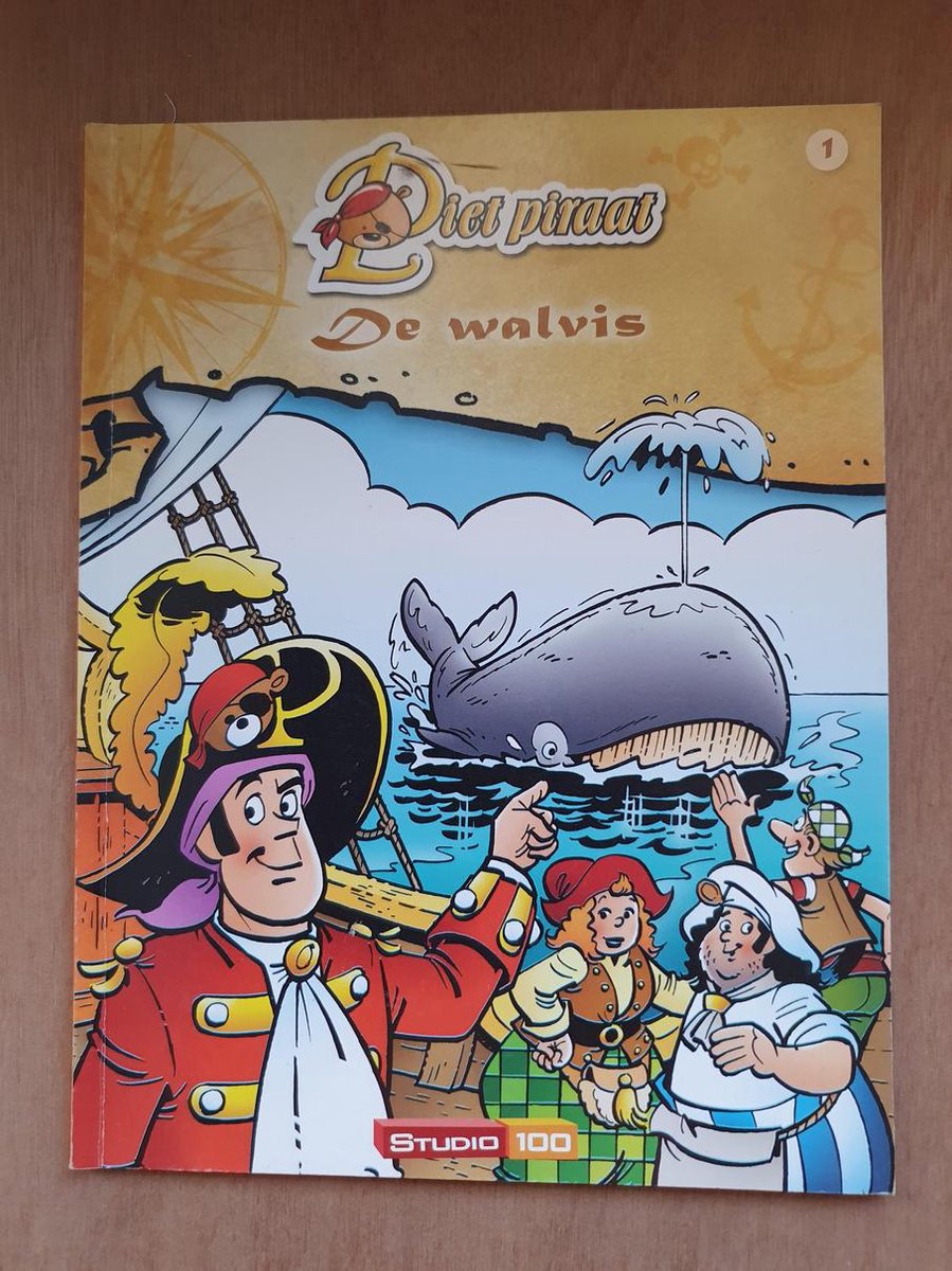 Piet piraat de walvis, Studio 100, Deel 1, paperback