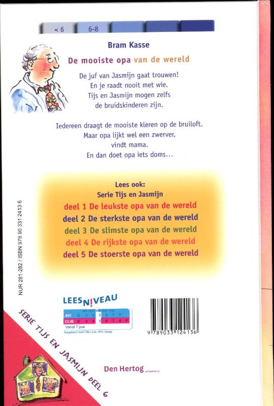 De mooiste opa van de wereld / Tijs en Jasmijn / 5 achterkant