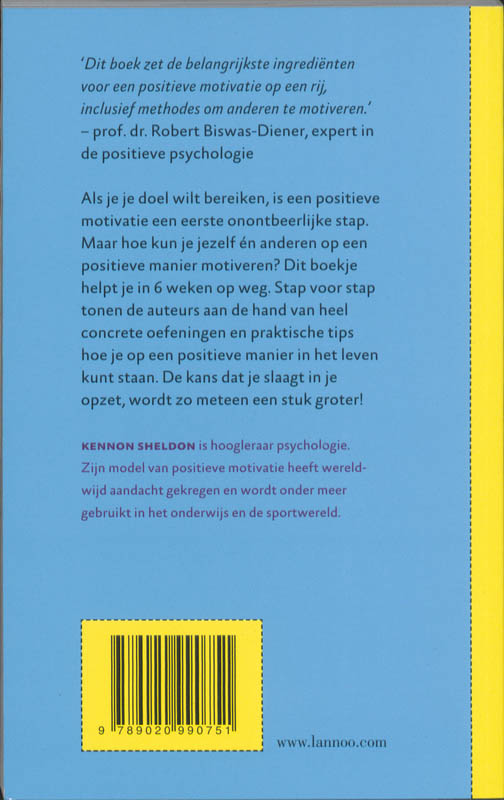 Positief motiveren in 6 weken Positief motiveren in 6 weken achterkant