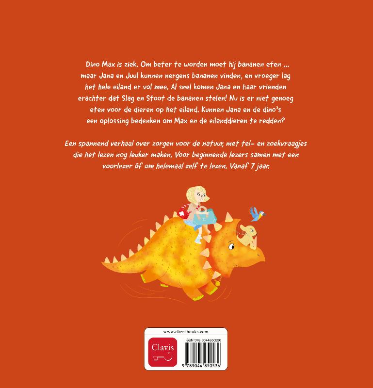 Geef me de vijf / Leren lezen en tellen met Jana en de dino's achterkant