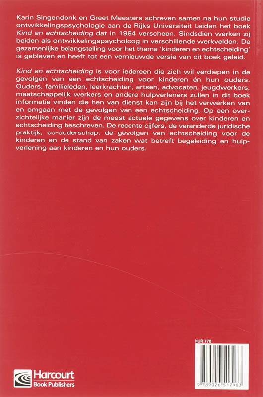 Kind en echtscheiding achterkant