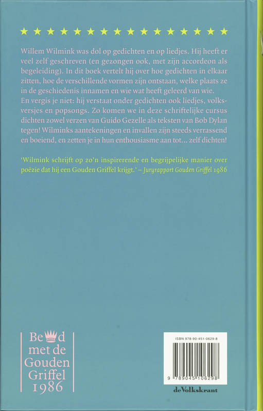 Waar het hart vol van is / Gouden Griffelreeks Waar het hart vol van is / Gouden Griffelreeks achterkant