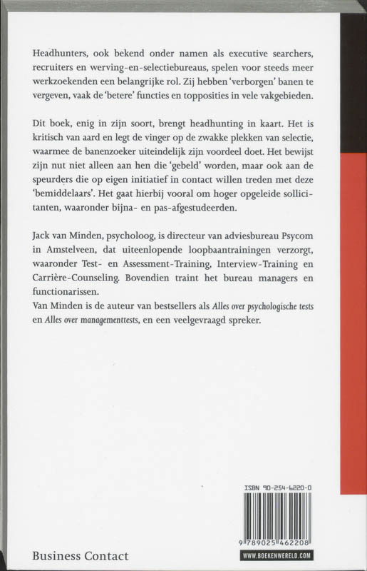 Alles over headhunters achterkant