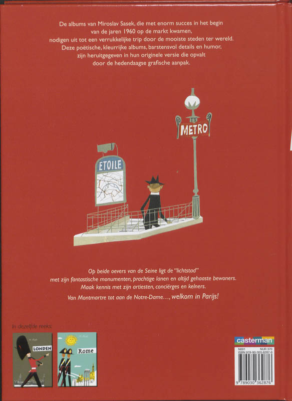 Parijs / Reisgids Sasek achterkant