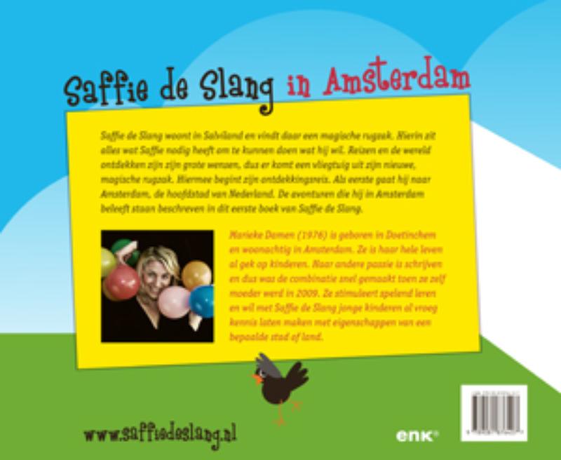 Saffie de Slang in Amsterdam achterkant