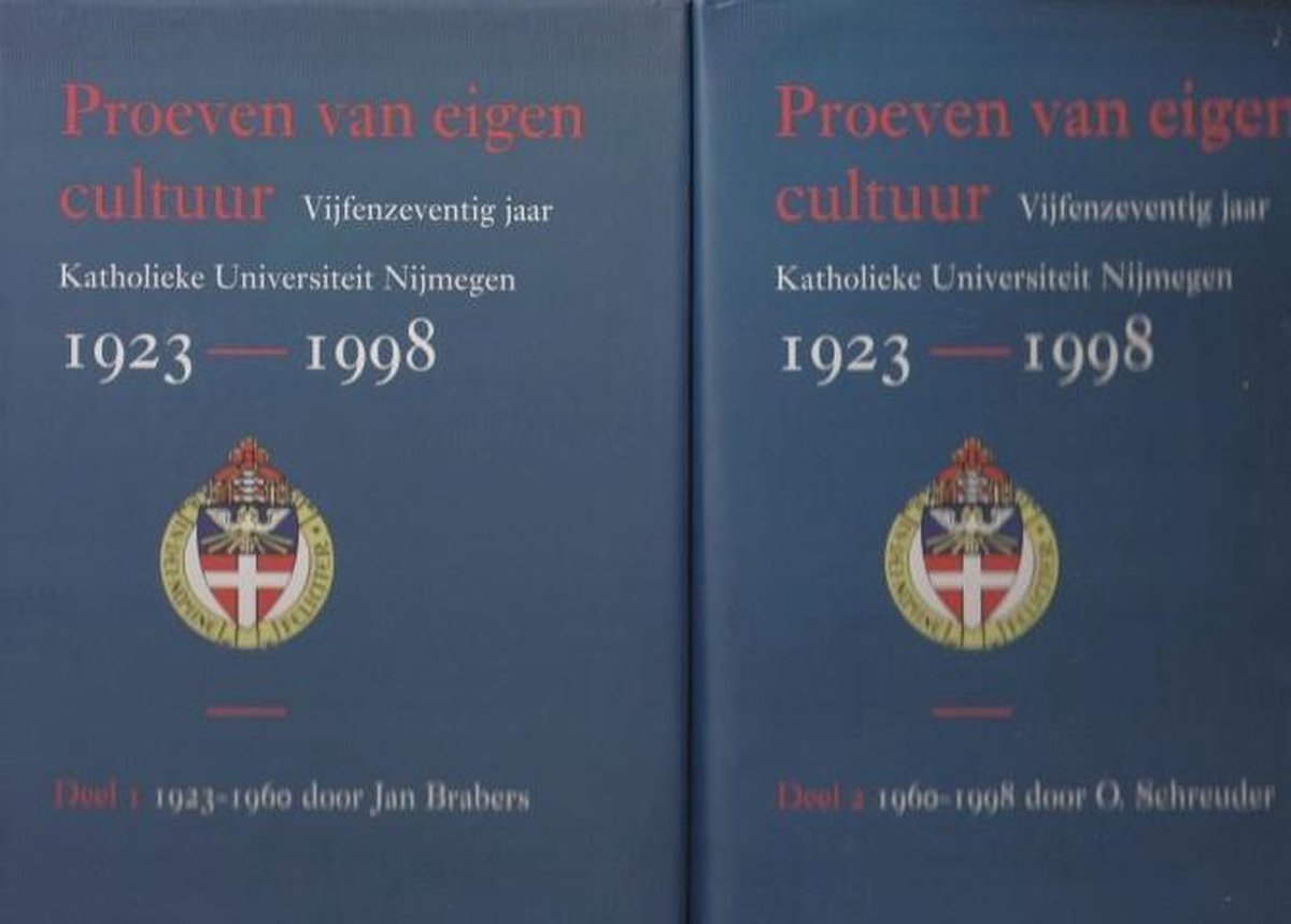 Proeven van eigen cultuur set / 1 1923-1960 ; 2 1960-1998 / Bronnen en studies van het katholiek documentatiecentrum / 35