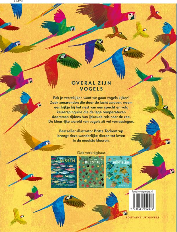 Overal zijn vogels achterkant