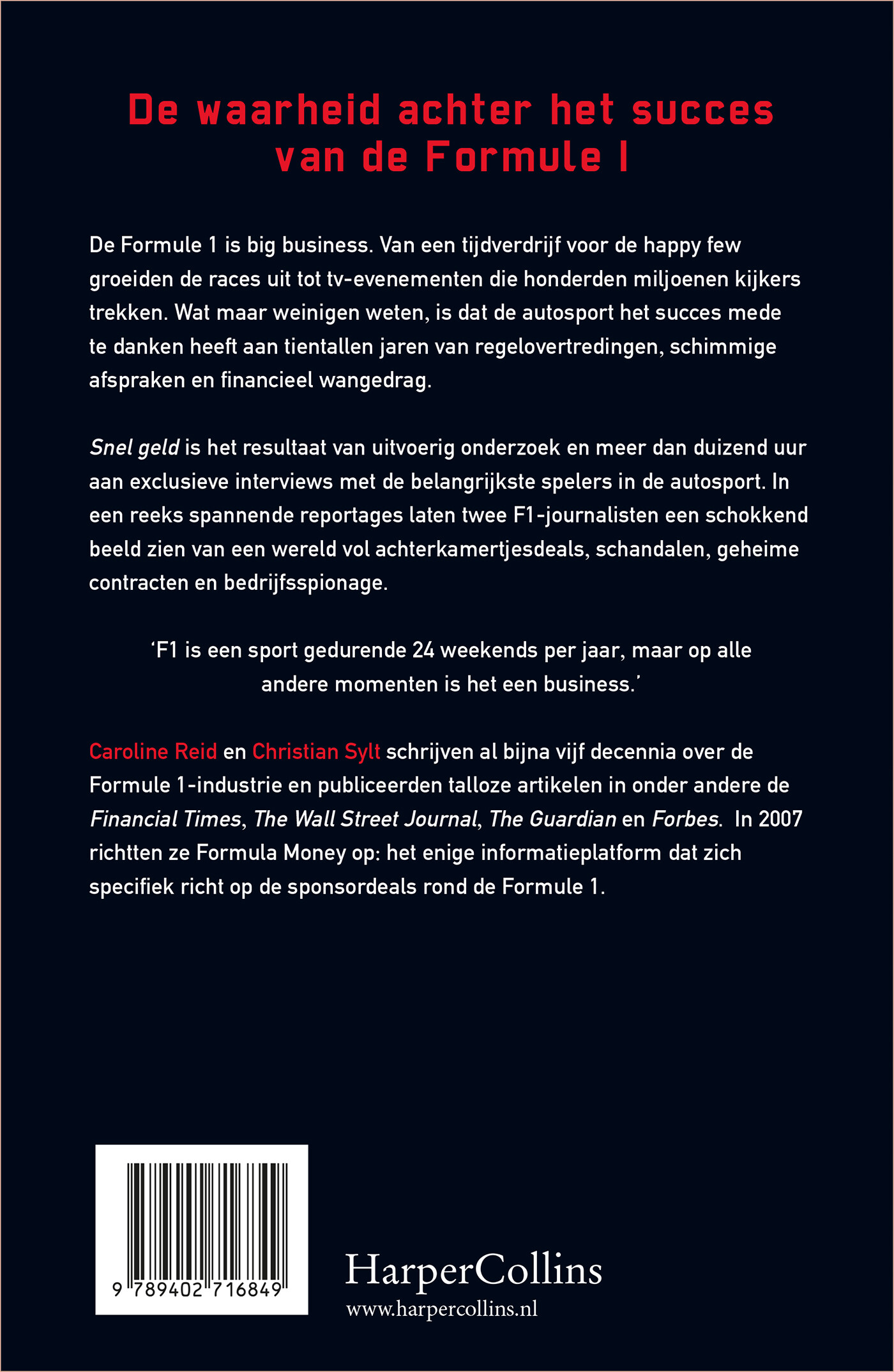 Snel geld achterkant