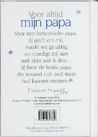 Forever Friends Voor altijd mijn papa / Forever Friends achterkant