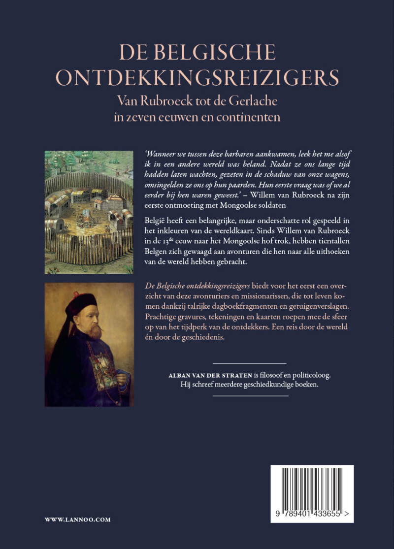 De Belgische ontdekkingsreizigers achterkant