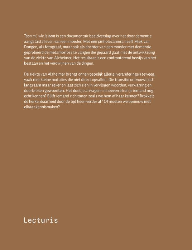 Toon mij wie je bent achterkant