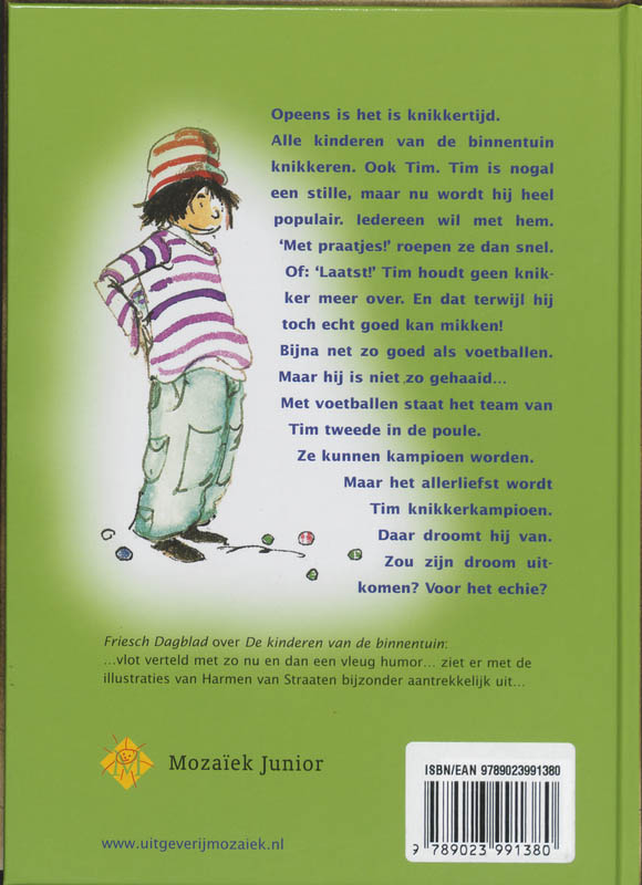Tim en Taco - Knikkerkampioen Tim en Taco - Knikkerkampioen achterkant