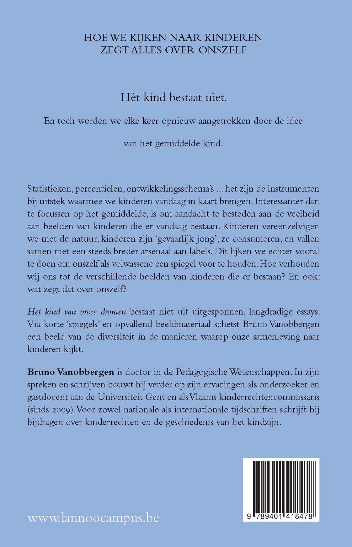 Het kind van onze dromen achterkant