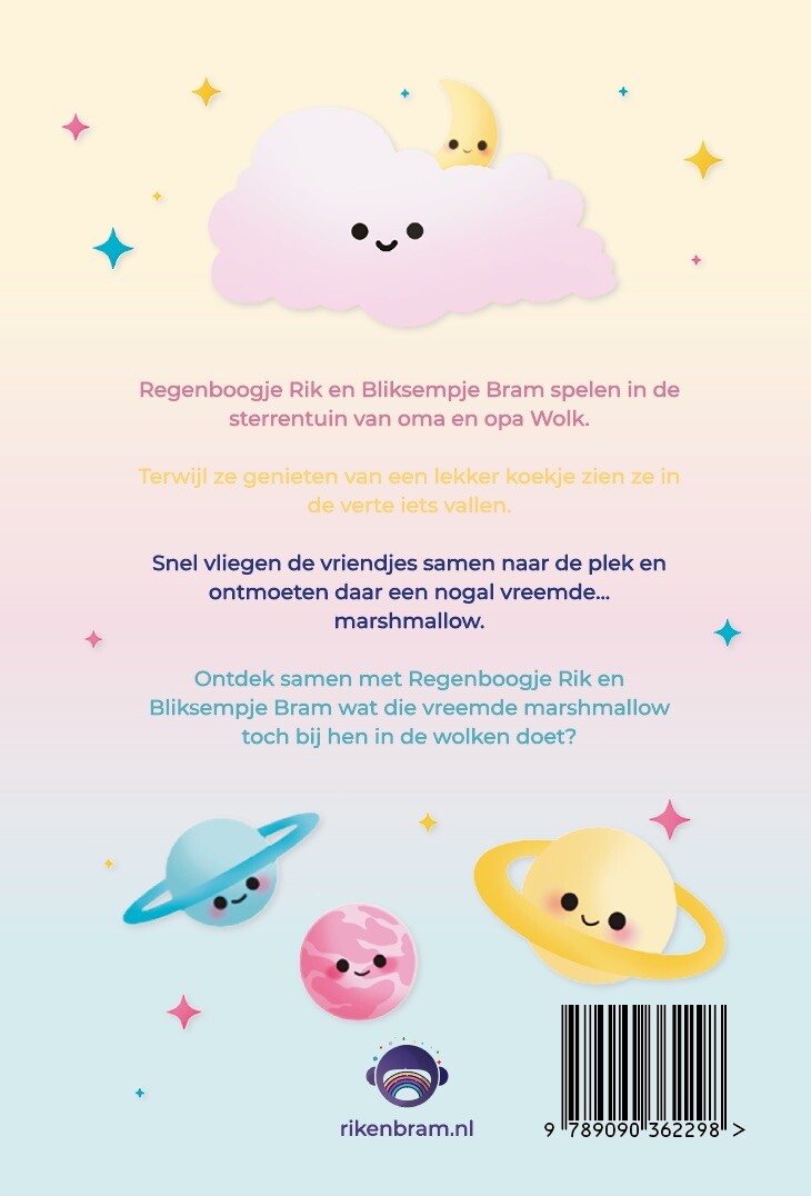 Rik en Bram ontmoeten een Astro Marshmallow / Rik en Bram / 1 achterkant