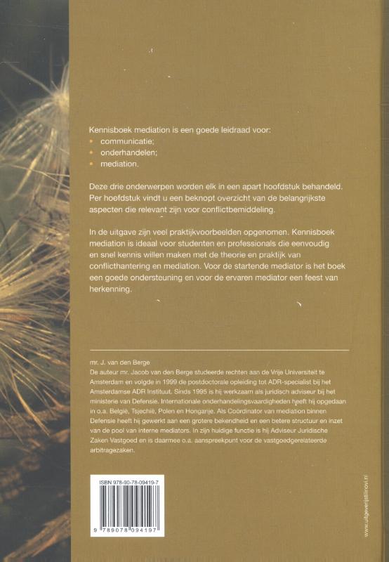 Kennisboek mediation achterkant