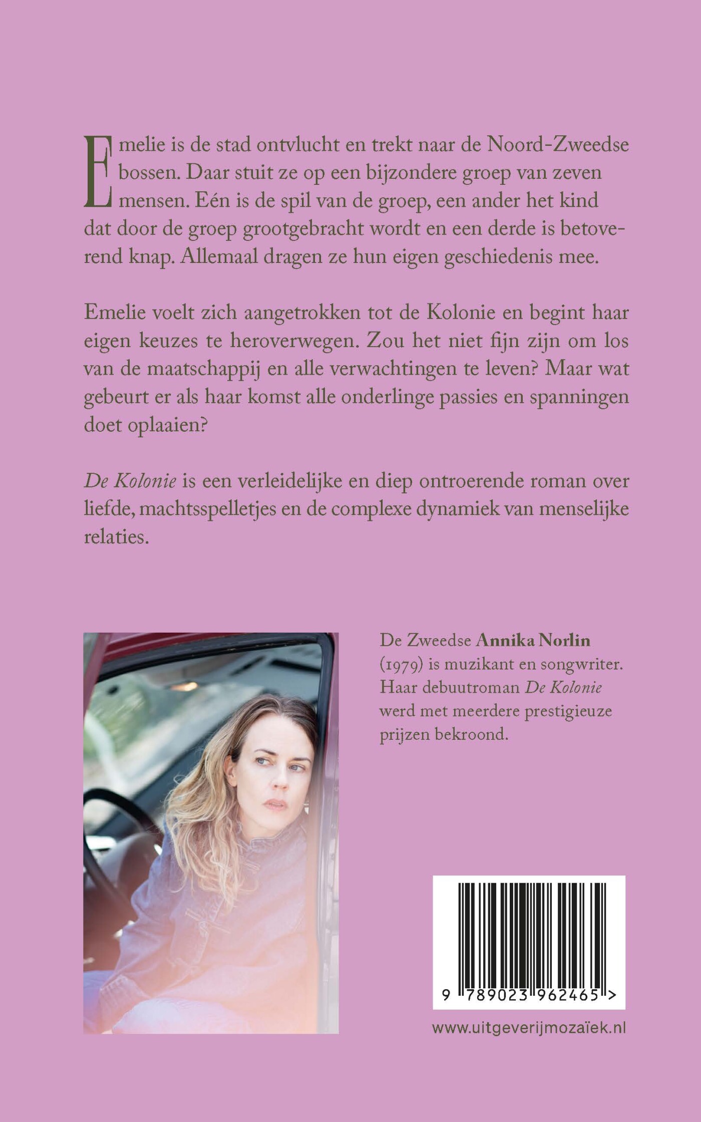 De kolonie achterkant