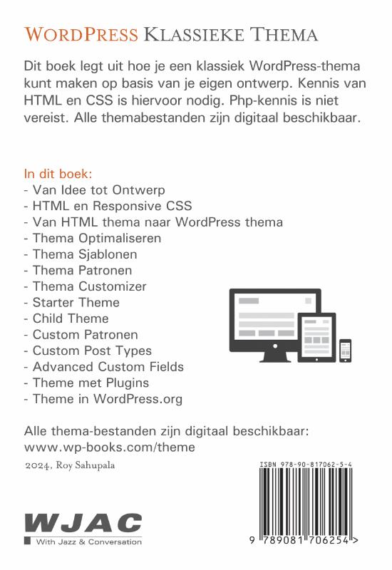 WordPress Theme achterkant