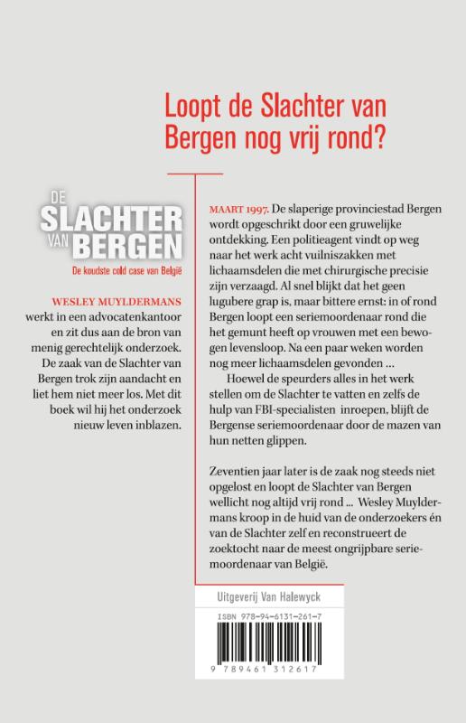 De slachter van Bergen achterkant