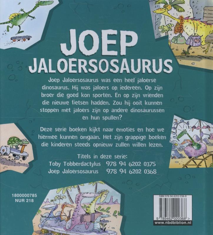 Joep Jaloersosaurus / Dino's hebben ook gevoelens / 1 achterkant