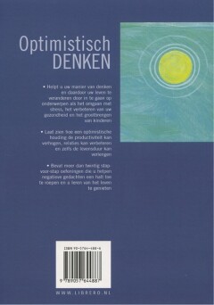 Optimistisch denken achterkant