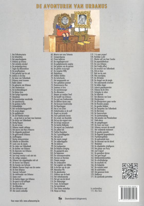 De sprekende portretten / Urbanus / 171 achterkant
