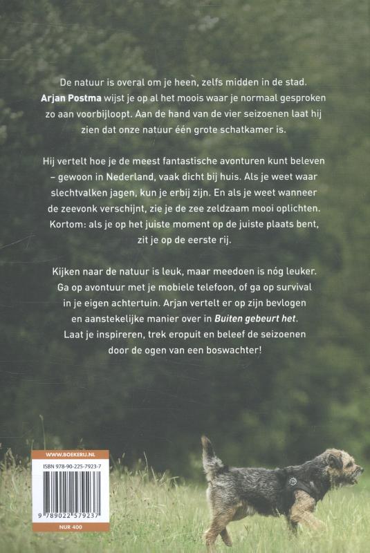 Buiten gebeurt het Buiten gebeurt het achterkant