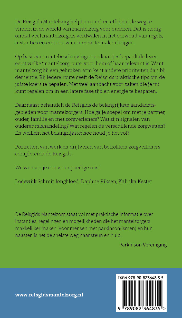 Reisgids Mantelzorg achterkant