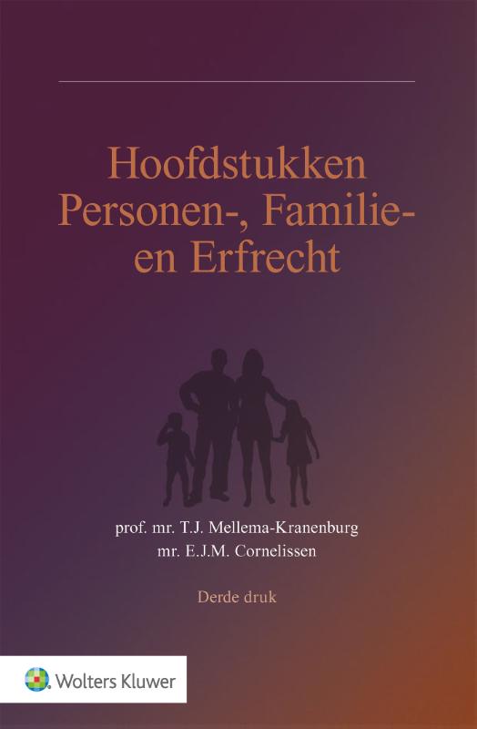 Hoofdstukken personen-, familie- en erfrecht