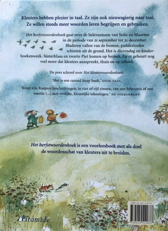 Het herfstwoordenboek achterkant