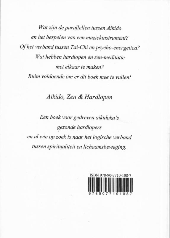 Aikido, zen en hardlopen Aikido, zen en hardlopen achterkant