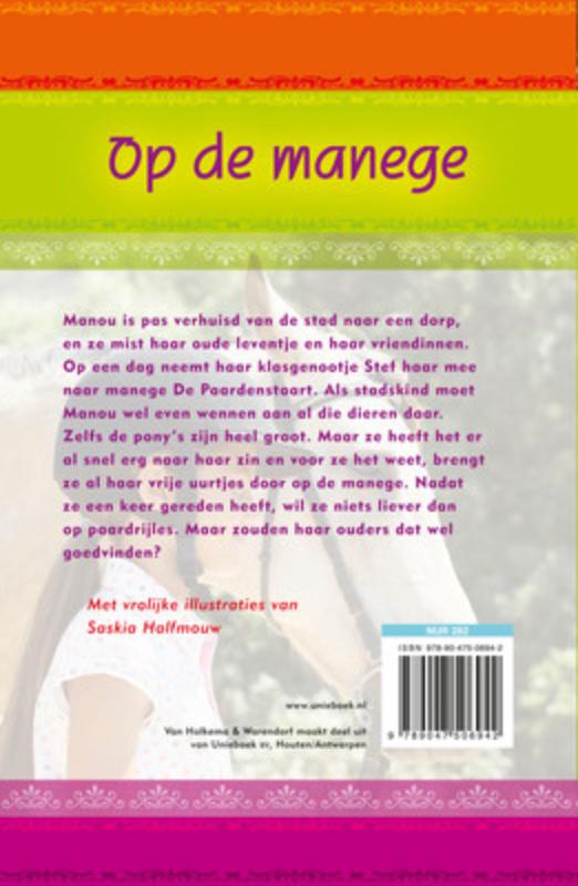 Op de manege achterkant