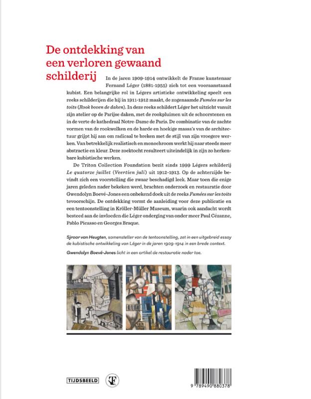 Fernand Léger en de daken van Parijs achterkant