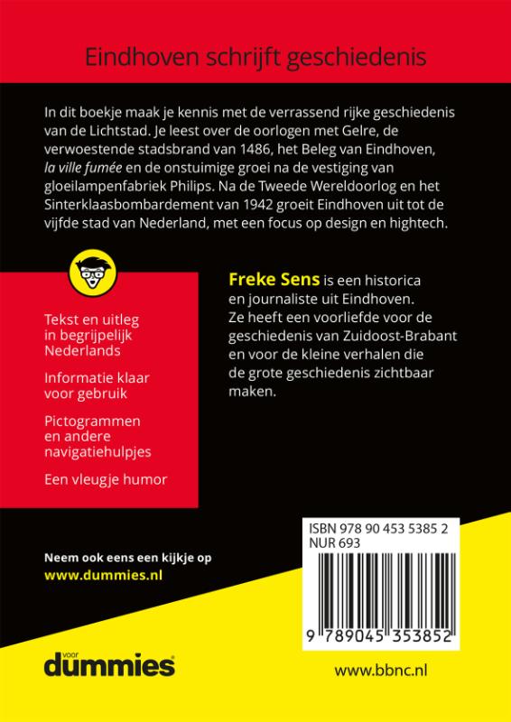 De kleine geschiedenis van Eindhoven voor dummies achterkant