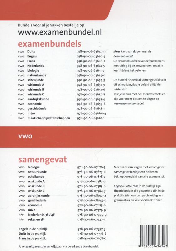 Examenbundel vwo scheikunde 2015/2016 Examenbundel vwo scheikunde 2015/2016 achterkant