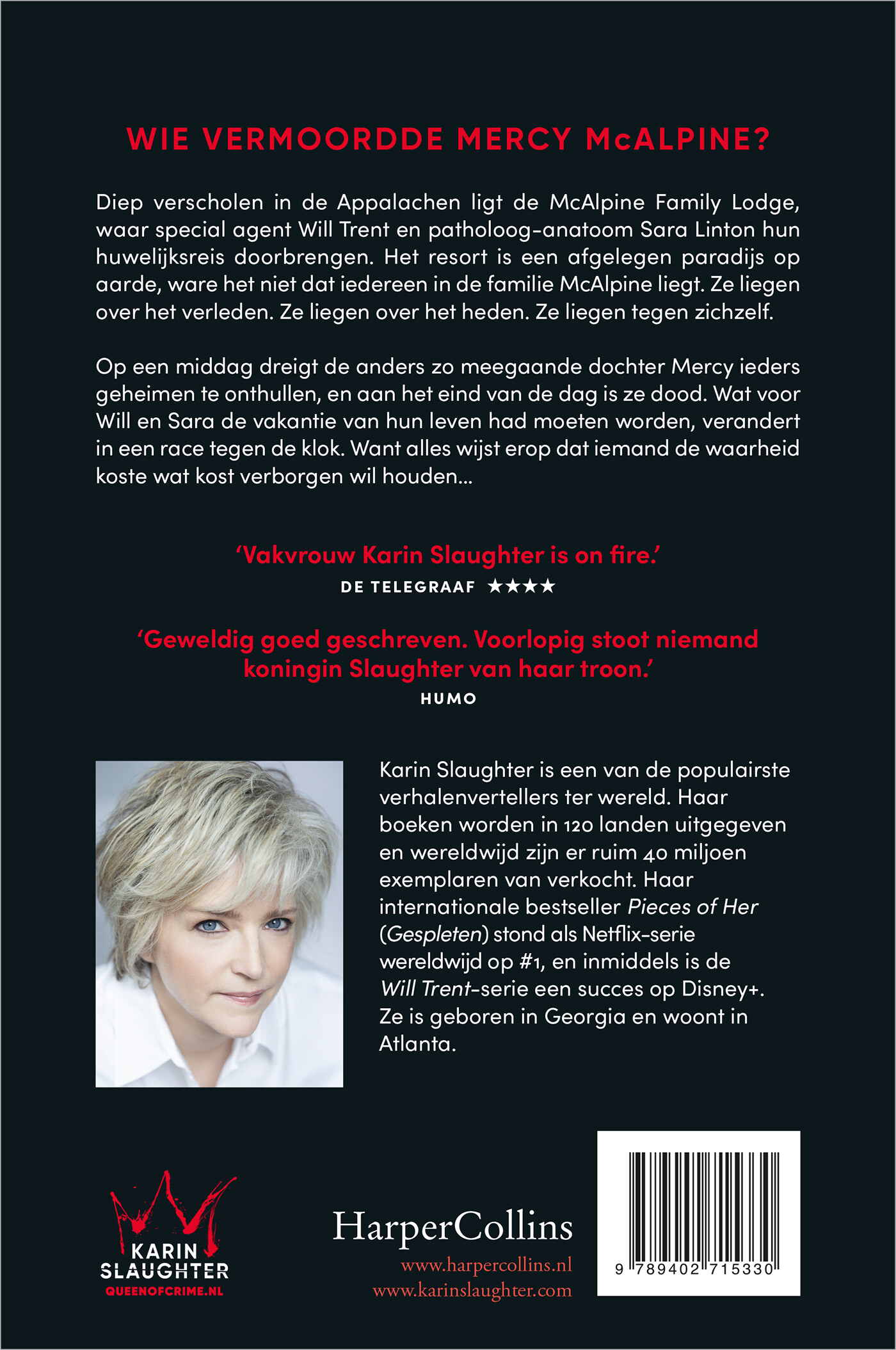 Waarom we logen / Will Trent / 15 achterkant
