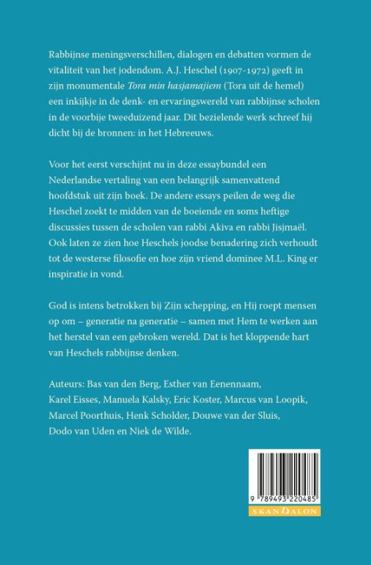 Tora uit de hemel achterkant