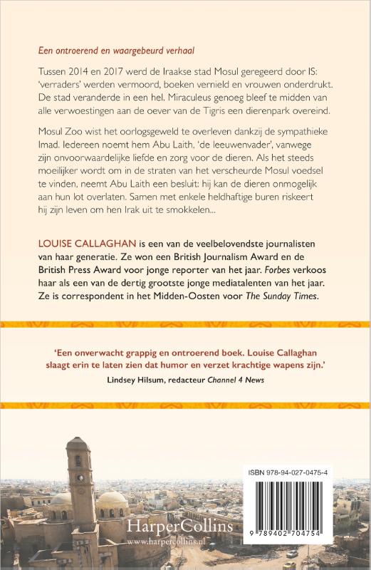 De leeuwenvader van Mosul De leeuwenvader van Mosul achterkant