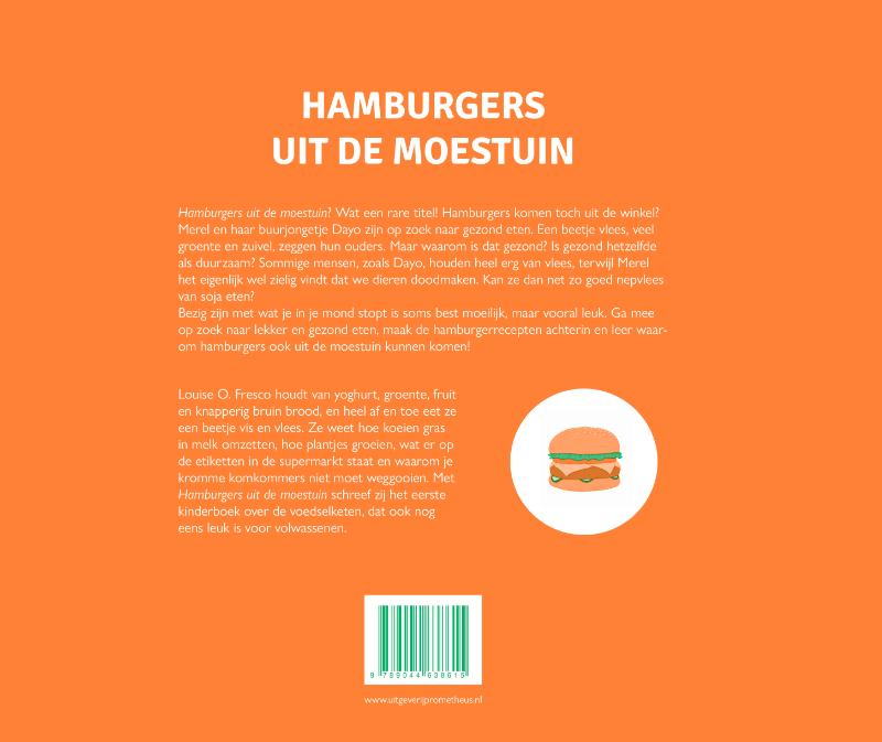 Hamburgers uit de moestuin achterkant