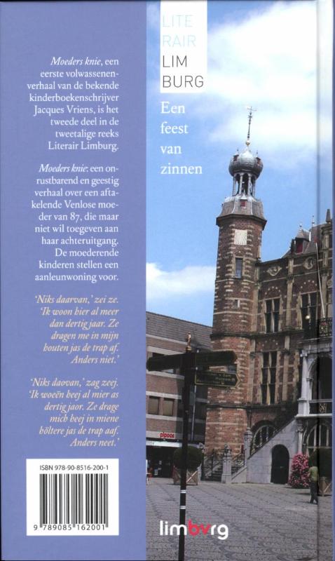 Literair Limburg  -   Moeders knie achterkant