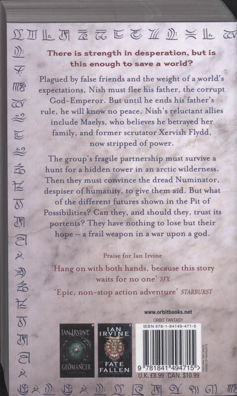 The Curse On The Chosen / Song of the Tears achterkant