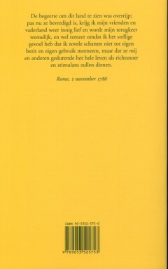 Italiaanse reis / Grote klassieken achterkant