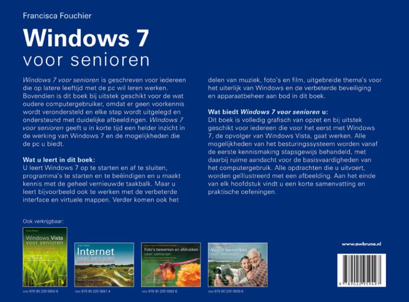 Windows 7 voor senioren achterkant