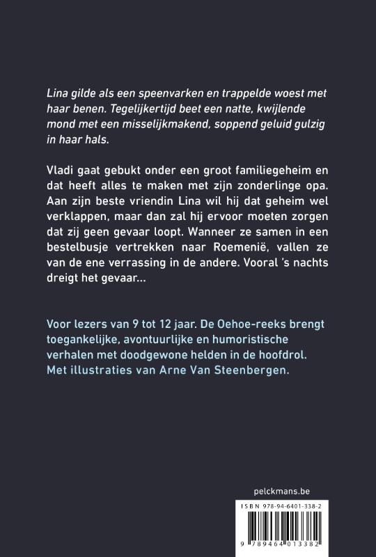Vampier zonder tanden / Oehoe-reeks achterkant
