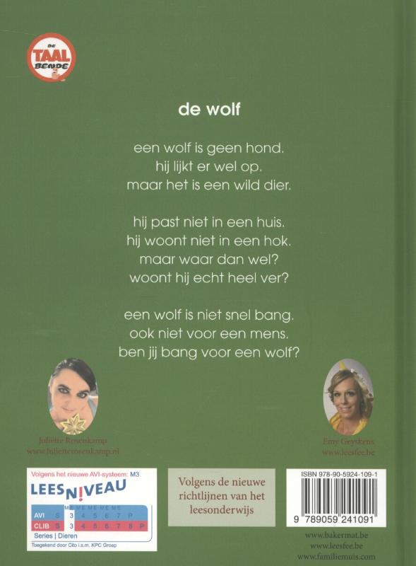 De taalbende wolf (informatief) achterkant