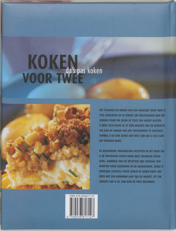 Koken voor twee achterkant